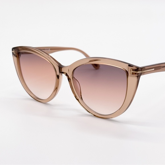 NEW TOM FORD ISABELLA-02 TF915 45G WOMEN SUNGLASSES FT0915/S LIGHT BROWN - Picture 5 of 10